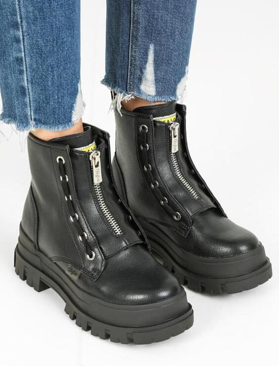 Image du produit Buffalo Vegan Aspha Zip bottines plateau (38)