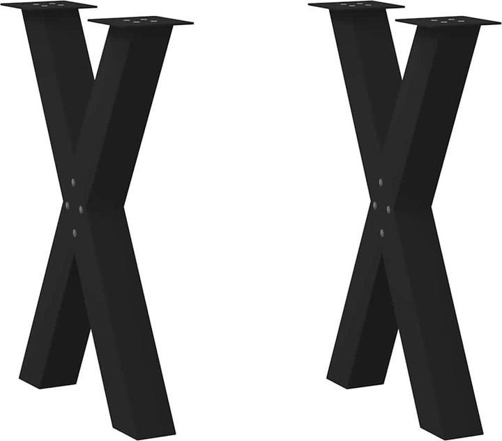 vidaXL Gambe del tavolo da pranzo