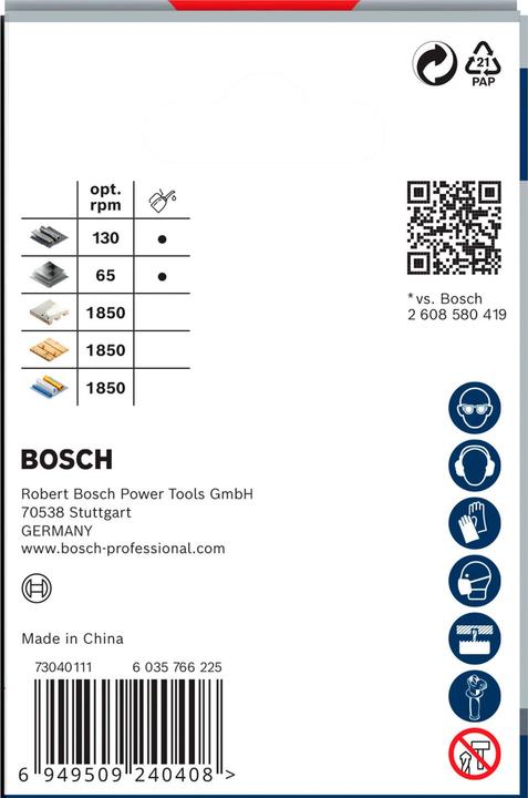 Immagine prodotto Bosch Professional Zubehör Sega a tazza PRO Multi Material PC Plus, 65 mm (65 millimetri)