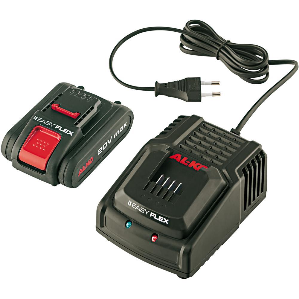AL-KO, Werkzeugakku + Ladegerät, Akku-STARTER-SET EASY FLEX inkl. Ladegerät EASY FLEX 20 V und Akku 2,5 Ah (20 V)