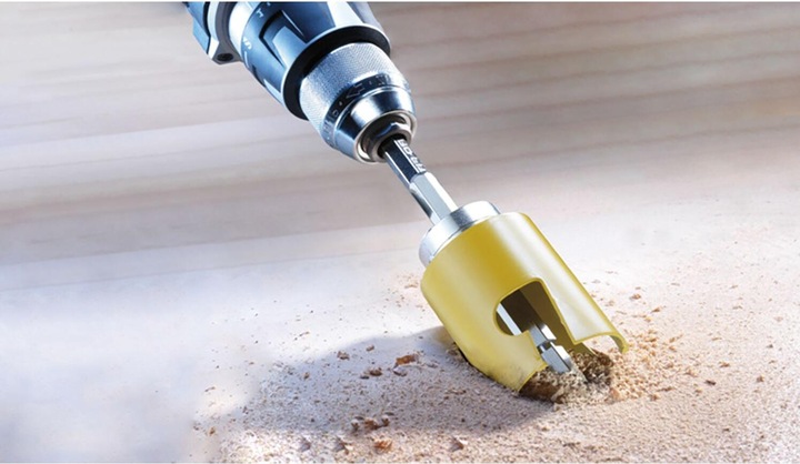 Immagine prodotto Pro-Fit Sega a tazza per tutti i materiali a base di legno Muratura e intonaco Profondità 52 mm ø45 mm (45 mm)