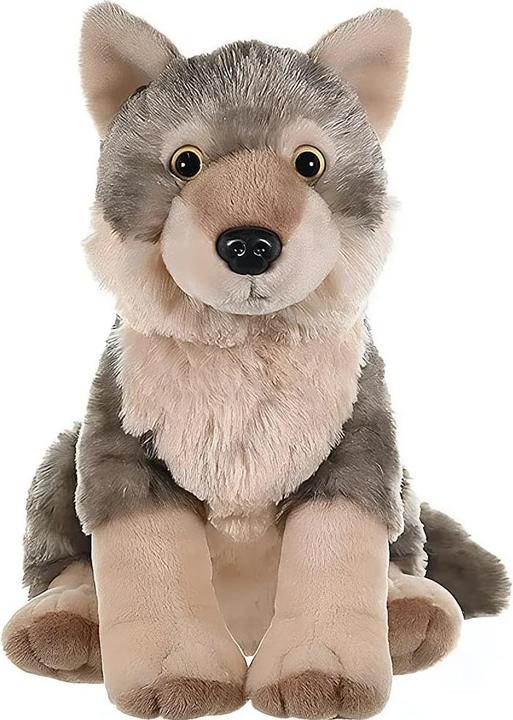 Actual product image Wild Republic Plush Wolf Cuddlekin (30.48 cm)