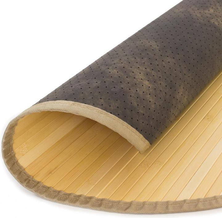 Actual product image Greendeco Bamboo mat 150cm round natural (150 x 150 cm)