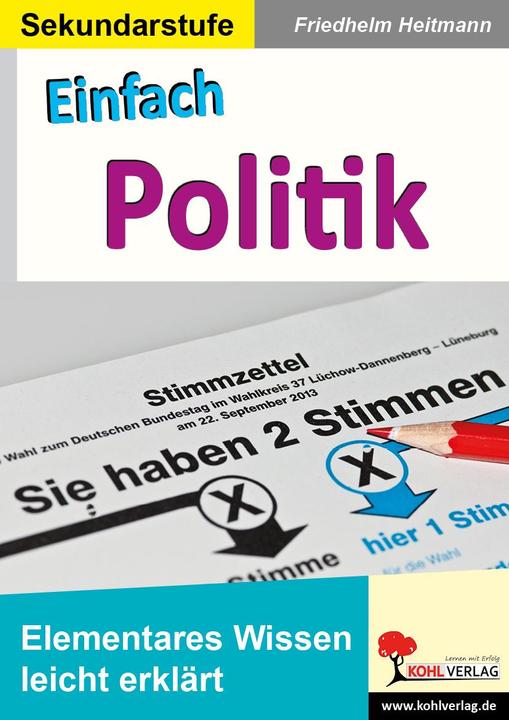 Produktbild Einfach Politik (Deutsch, Friedhelm Heitmann, 2019)