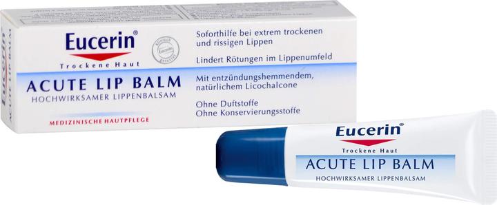 Immagine prodotto Eucerin Balsamo labbra Acute Balsamo altamente efficace per labbra molto secche, 10 ml Balsamo (Balsamo, 10 ml)