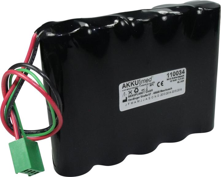 Produktbild XCell NC Akku passend für Hellige SCB2 Scope (1300 mAh, Akku)