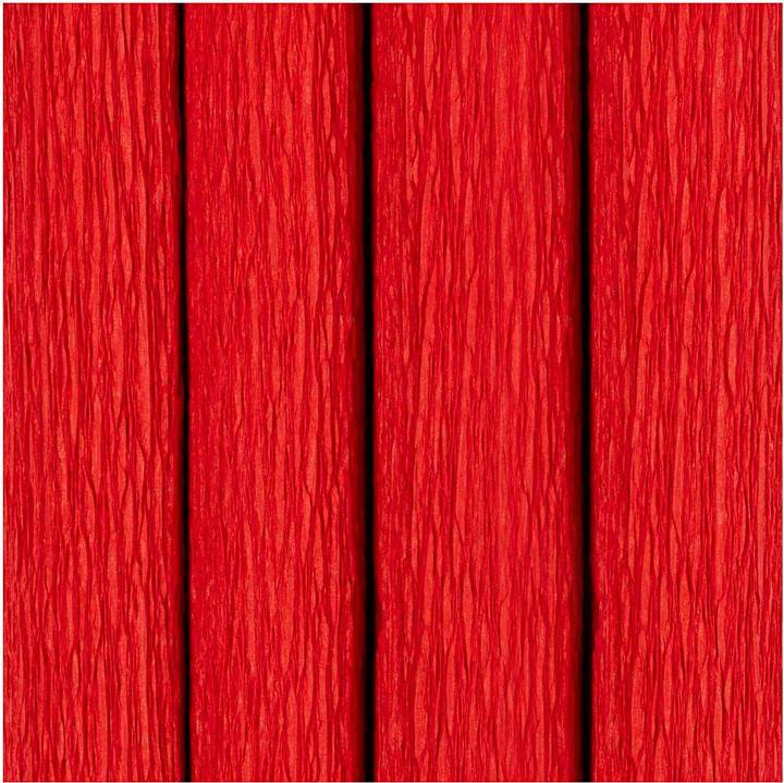 Immagine prodotto Creativ Company Krepppapier 4 Rollen 25 x 60 cm, Rot (105 g/m², 1 x)