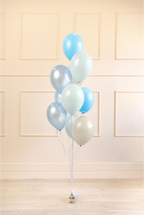 Produktbild Partydeco Ballons latex - Mix Bleu (10 x)