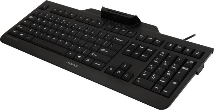Produktbild CHERRY KC 1000 SC Smartcard Black EU (Eng. Int., Kabelgebunden)