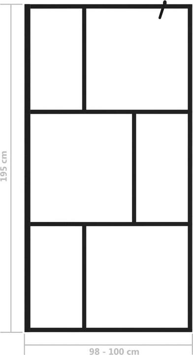 Produktbild vidaXL Jailyn (100 cm, 100 cm, 195 cm)