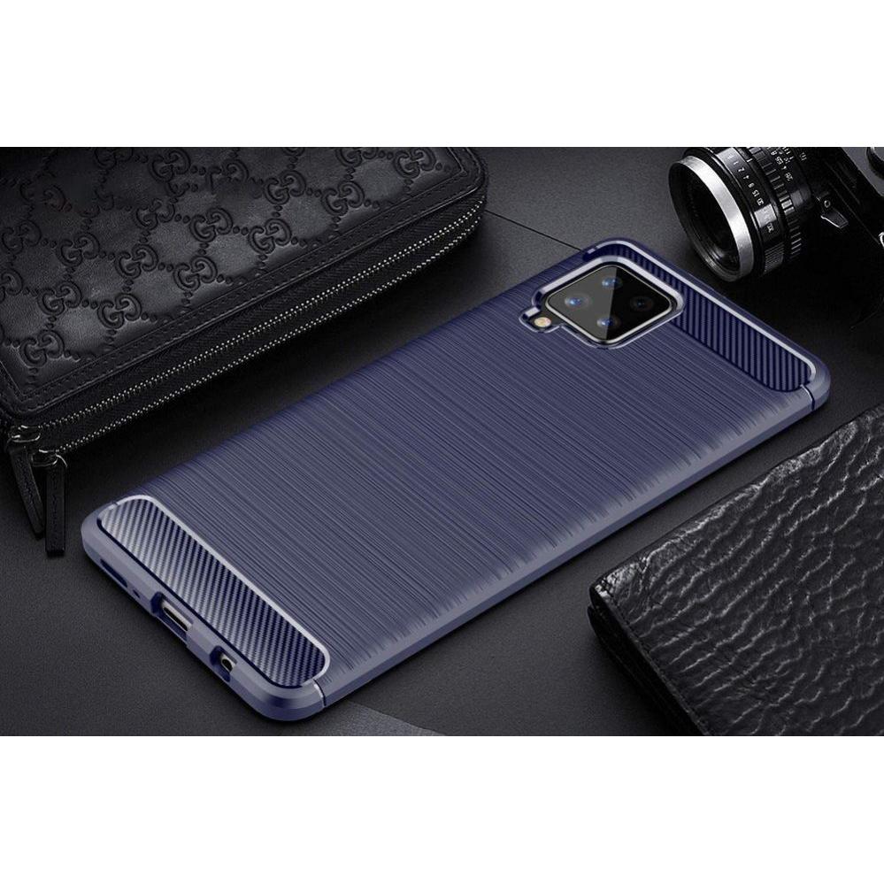 Thumbnail - Hurtel Carbon Case Flexible Cover TPU Case for Samsung Galaxy A42 5G black (Samsung Galaxy A42 5G), Smartphone Hülle, Sc...