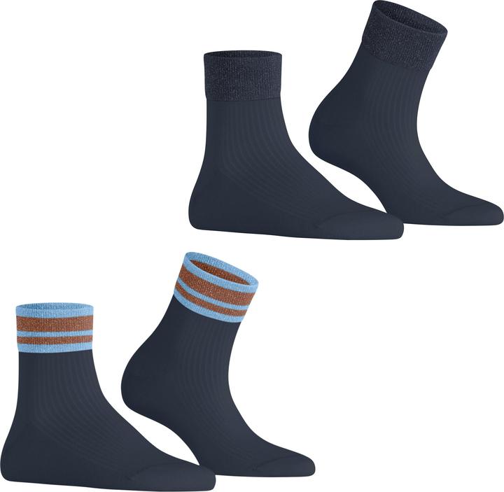 Immagine prodotto Esprit Retro Glitter 2-Pack Damen (Confezione da 2, 39 - 42)