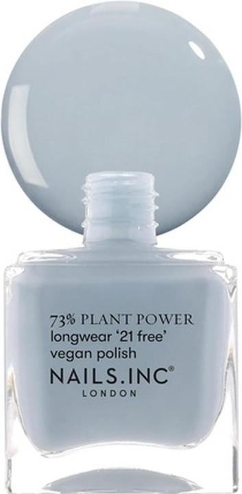 Immagine prodotto Nails Inc Nails.INC 73% Plant Power Smalto per unghie Fresh Air Don't Care Grey 14ml (Grigio, Smalto)