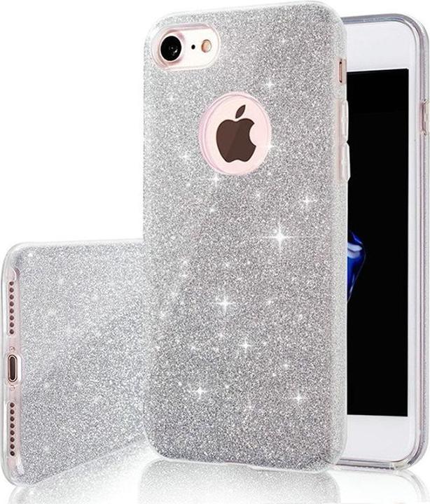 Actual product image OEM Glitter 3in1 case for Samsung Galaxy A51 silver (Samsung Galaxy A51)