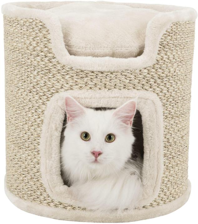 Actual product image Trixie Scratch barrel Ria (39 cm, Light grey, Nature)