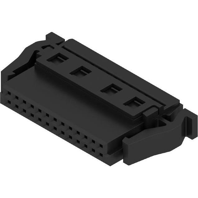 Weidmüller 2747550000 Pfosten-Steckverbinder Rastermass 1.27 mm Polzahl Gesamt, Cavo + Spina elettrica, Nero