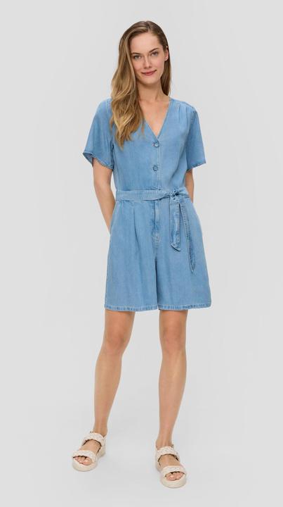 Image du produit S.Oliver Overall Jumpsuit im Denim-Look mit Bindegürtel (46)