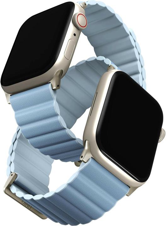 Produktbild Uniq pasek Revix Premium Apple Watch Series 1/2/3/4/5/6/7/8/SE/SE2 38/40/41mm Edition Reversible Mag (41 mm, 38 mm, 40 mm, ecological leather, Silicon, Plastic)