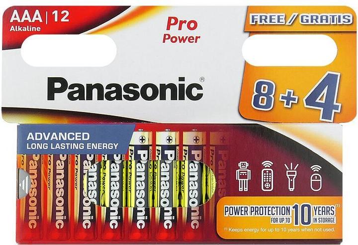 Produktbild Energizer Pro Power Alkali-Batterien (Promo-Blisterware) LR03PPG/12HH 8+4F (12 Stk., AAA)