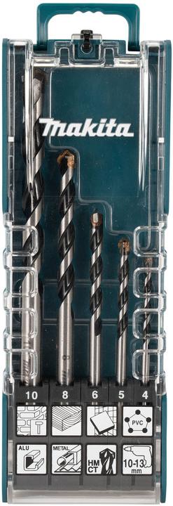 Makita TCT Multibohrer Set 5-tlg. (4, 5, 6, 8, 10 mm)