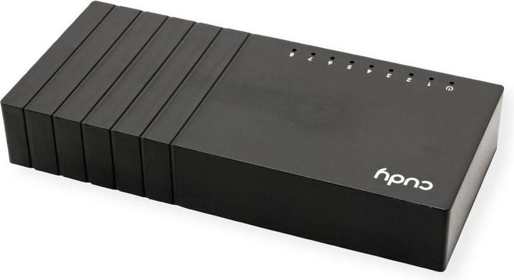 Productafbeelding Cudy GS108D netwerkswitch Gigabit Ethernet (10/100/1000) Zwart (8 Havens)