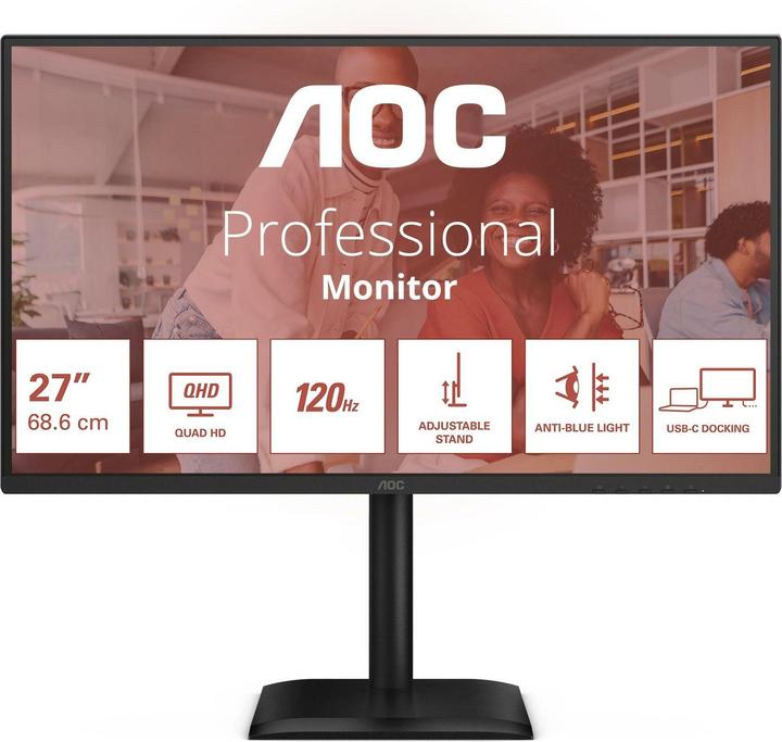 Produktbild AOC Q27E4CV (2560 x 1440 Pixel, 27")