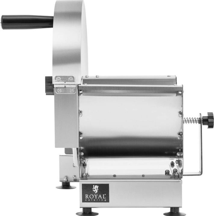 Produktbild Royal Catering Gemüseschneider manuell mit Kurbel Gemüsehäcksler 120 mm 0,8 - 11 mm