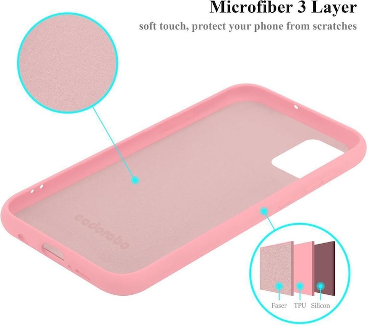 Actual product image Cadorabo TPU Liquid Silicone Case Cover (Samsung Galaxy A51 5G)