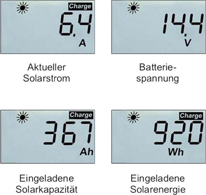 Produktbild Votronic 11250 (Marine) LCD-Solar-Computer S für MPP- und SR- Serie