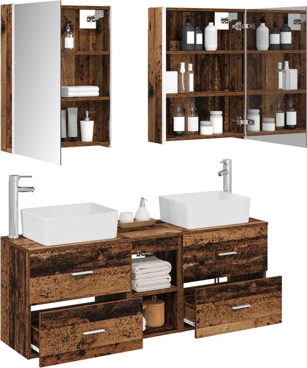 Produktbild vidaXL Badezimmermöbel-Set