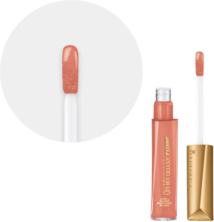 Productafbeelding Rimmel London Rimmel - Oh My Gloss! Plump lipgloss 531 Perzik P (531 Perziktaart)