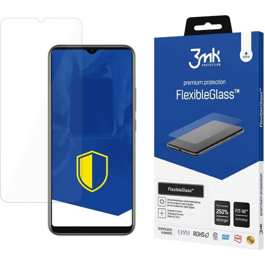3MK FlexibleGlass Realme Narzo 50i Prime Szkło Hybrydowe (1 Stück, Realme Narzo 50i Prime), Smartphone Schutzfolie