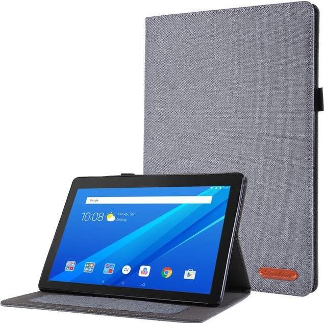 MU Classic Hülle aus Stoff/Kunstleder (Tab E10), Tablet Hülle, Grau