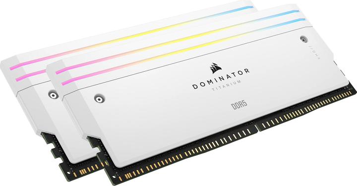 Produktbild Corsair DOMINATOR Titanium Light Enhancement Kit, 2-up config, Functional LEDs, White Heatsink, no DRAM ICs (RGB)