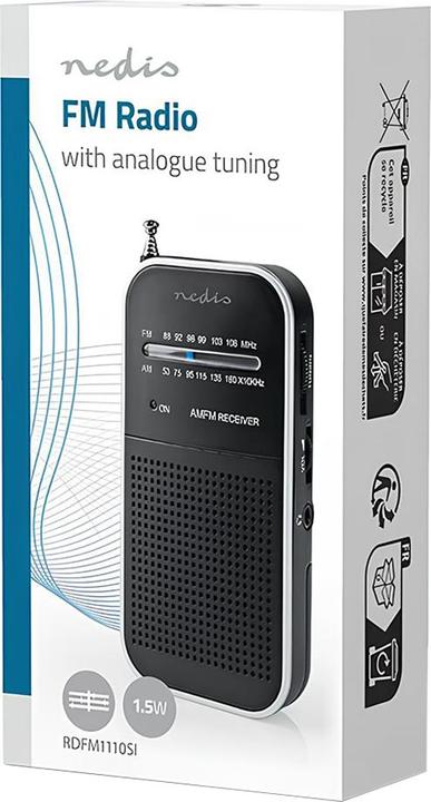 Actual product image Nedis RDFM1110SI (AM, FM)