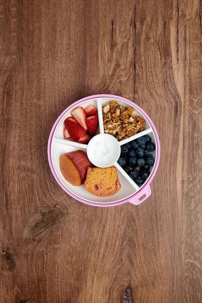 Actual product image GöBe Snack Spinner Snack Box Large, Taro Purple