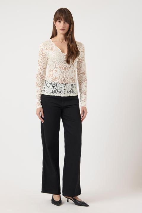 Immagine prodotto Yas Yaslacey Ls V-Neck Lace Top S. Noos (S)