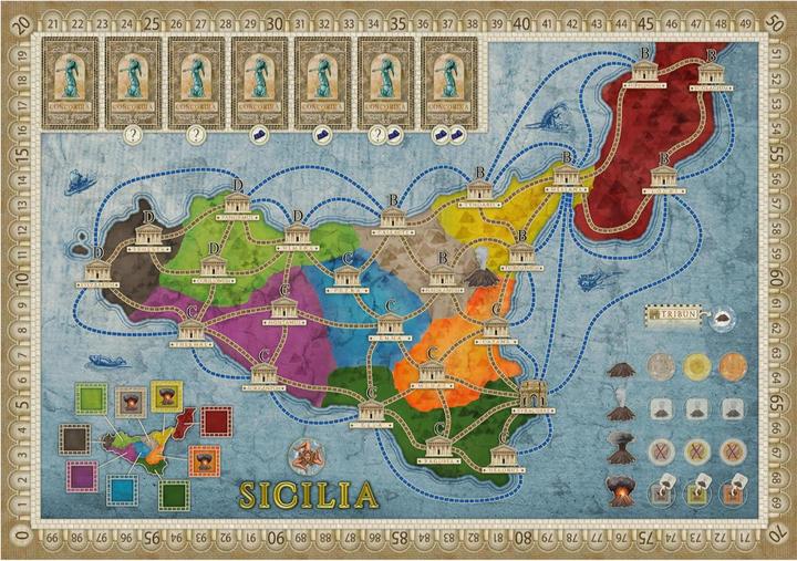 Actual product image Cranio Creations Concordia - Roma/Sicilia (Italian, 2 - 5 Players)