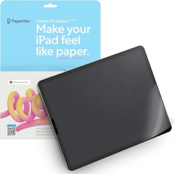 Productafbeelding Paperlike Schermbeschermingsfolie (2 Stuk, iPad Pro 11 2018 (1e Gen), iPad Air 2020 (4e generatie), iPad Pro 11 2021 (3e generatie), iPad Air 2022 (5e gen), iPad Pro 11 2020 (2e generatie), iPad Pro 11 2022 (4e generatie))