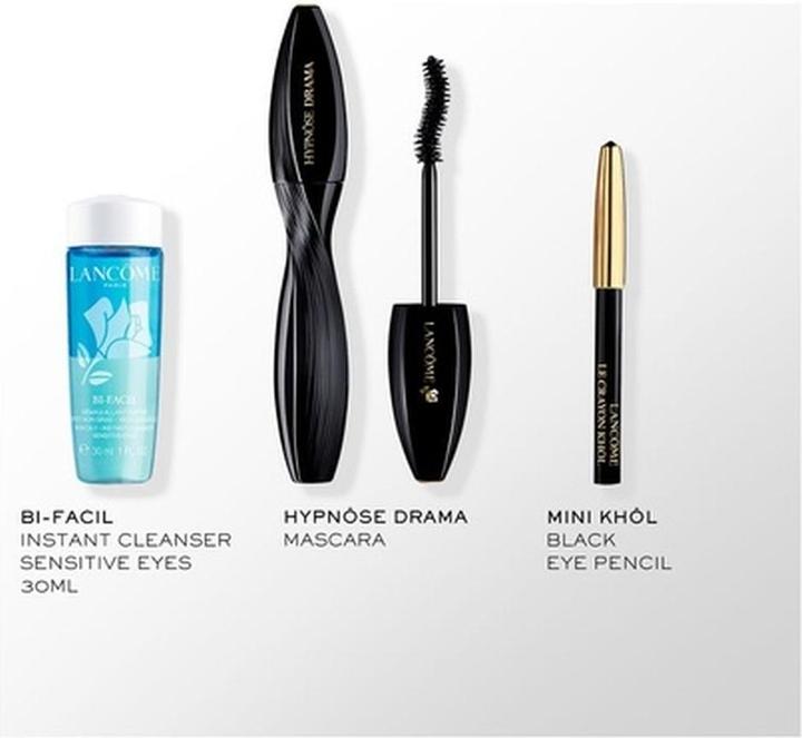 Actual product image Lancôme Hypnôse Drama Mascara Set Mascara + Crayon Khol 0.7g + Bi Facial 30ml