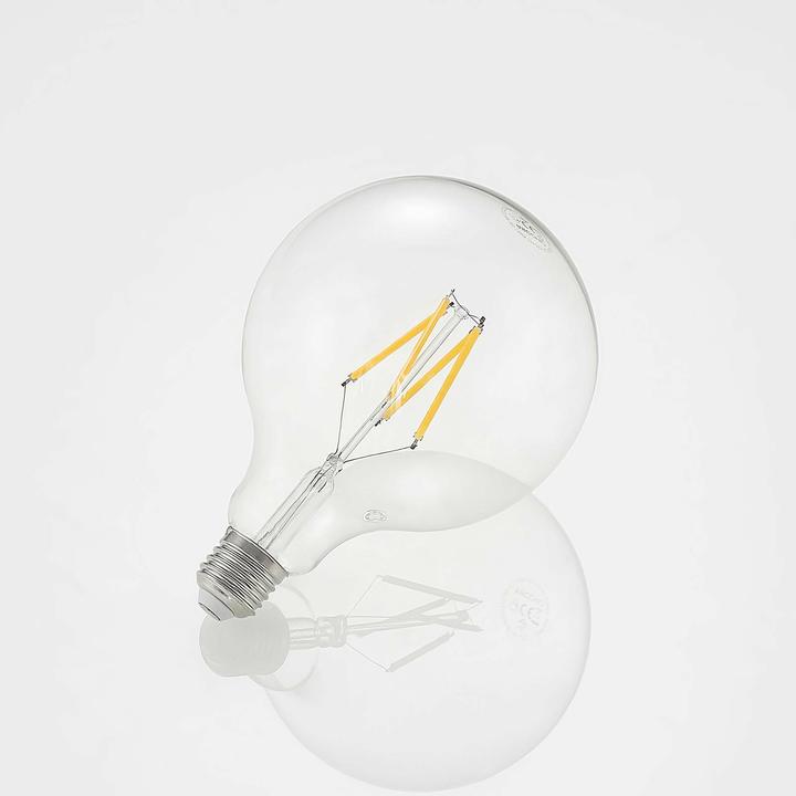 Image du produit Arcchio Ampoule LED E27 8W 2.700K G125 Globe, filament, claire (E27, 8 W, 980 lm, 1 x, E)