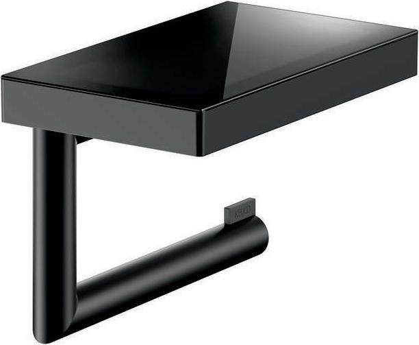 Produktbild Keuco WC-Papierhalter COLLECTION REVA mit Glas-Ablage offene Form sw ma
