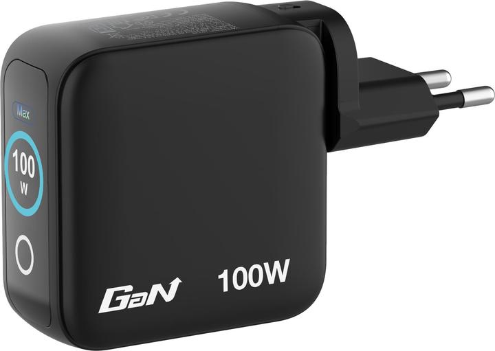 Produktbild Verbatim Mini GaN Charger 3 Port 100W w Display (EU/UK/US) (100 W, 3 Ports)