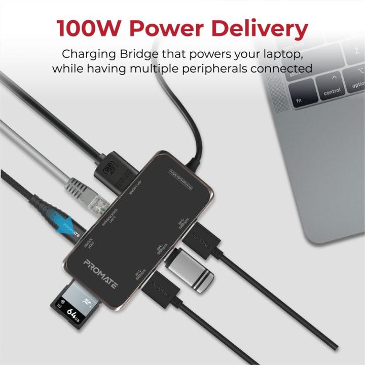Immagine prodotto ProMate PrimeHub Mini (USB-C, 8 porte)