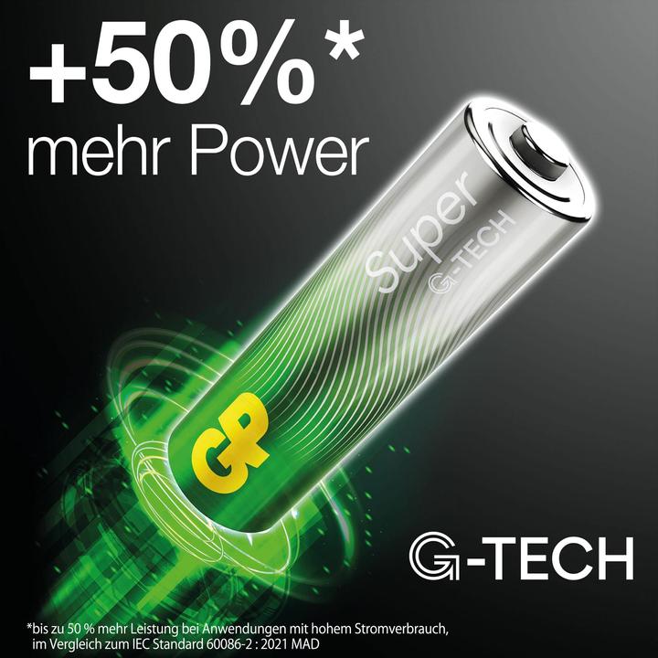 Produktbild GP Batteries GP Super Alkaline-Batterien Micro, 80er (1 Stk., AAA)