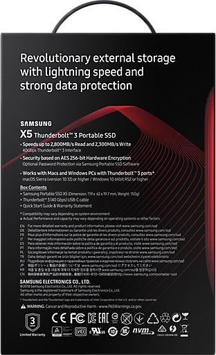 Image du produit Samsung Portable X5 (500 Go)