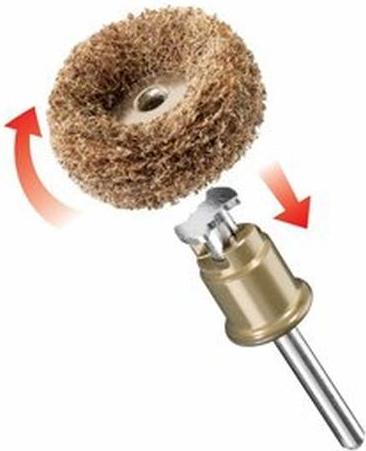 Immagine prodotto Dremel Dischi per smerigliatura fine grossolana/media Ø 25,0 mm, compatibili con EZ SpeedClic (2 pezzi) (180)