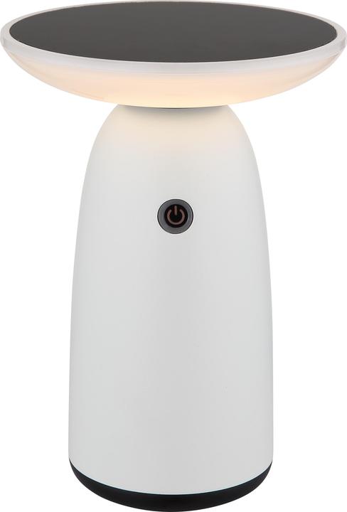 Actual product image Globo Solarleuchte Aluminium Weiss, 1xled (IP54)
