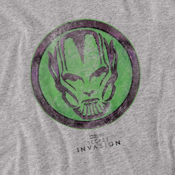 Actual product image Unisex Adult Secret Invasion Badge T-Shirt (XXL)