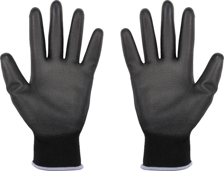Actual product image Toolcraft Polyester protective gloves with PU coating size 10 (10)